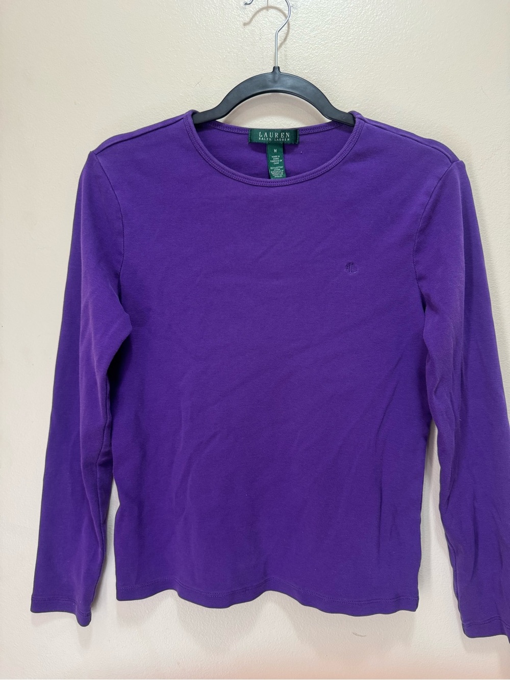 Lauren Ralph Lauren Classic Crewneck Long-Sleeve Tee